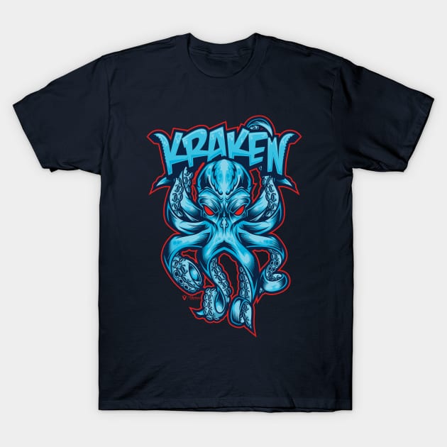 Kraken T-Shirt by vecturo